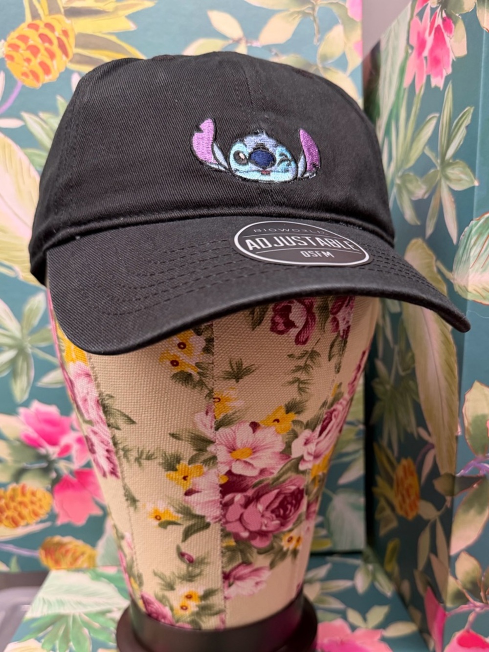 Bioworld Disney Stitch Black Baseball Cap adult size NWT